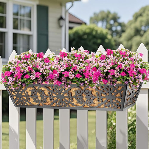 2 Pack 30 Inch Window Boxes Planters Railing Planter Box - Image 2