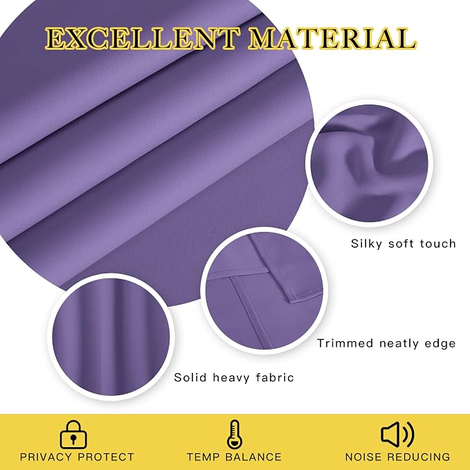NICETOWN Patio Blackout Curtain Panels - Image 2