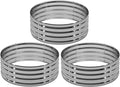 3PCS 2x2x1FT Galvanized Raised Garden Bed Kit, Vegetable Boxes-Round Metal by DIIYIV
