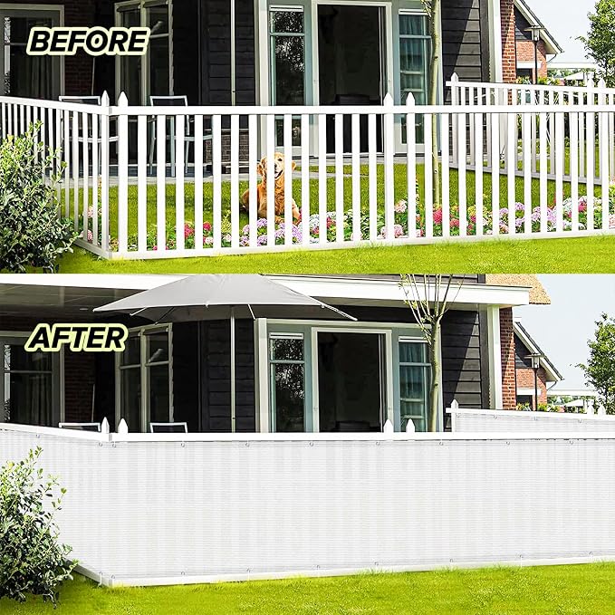 LOVE STORY Balcony Privacy Screen, UV Protection and Weather-Resistant - Image 3