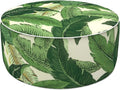LVTXIII Outdoor/Indoor Round Inflatable Ottoman, All Weather Patio Footstool by LVTXIII