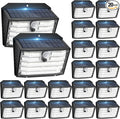 Solar Motion Lights Outdoor, Ultra Bright Solar Fence Lights by Claoner