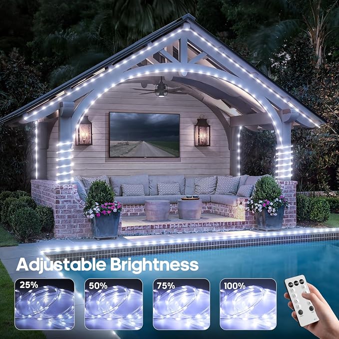 100Ft 720 LED Rope Lights Outdoor Waterproof - Image 4
