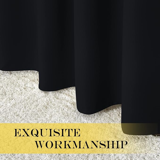 NICETOWN Black Out Curtain for Bedroom 84 inches Long - Image 7