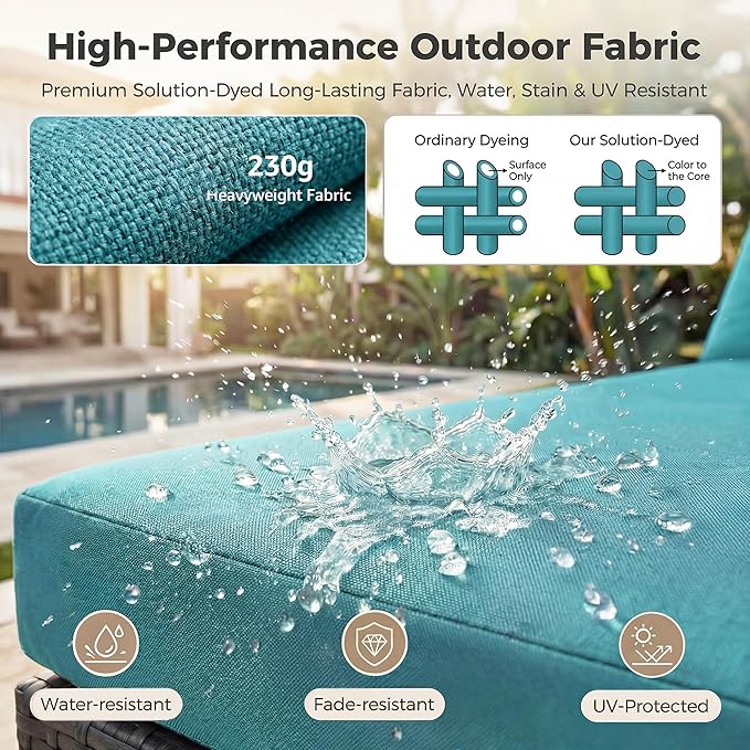 NICESOUL 10 Piece Modern Outdoor Furniture Set - Image 9