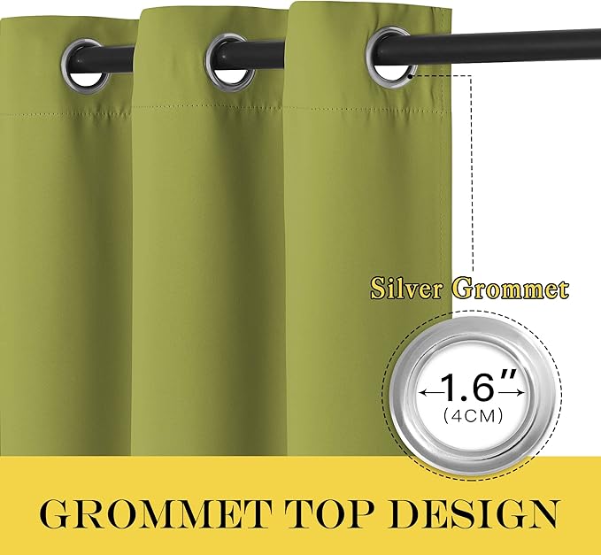 NICETOWN Door Curtain for Closet Doors 80 Inches Long 1 Panel, Room Divider - Image 6