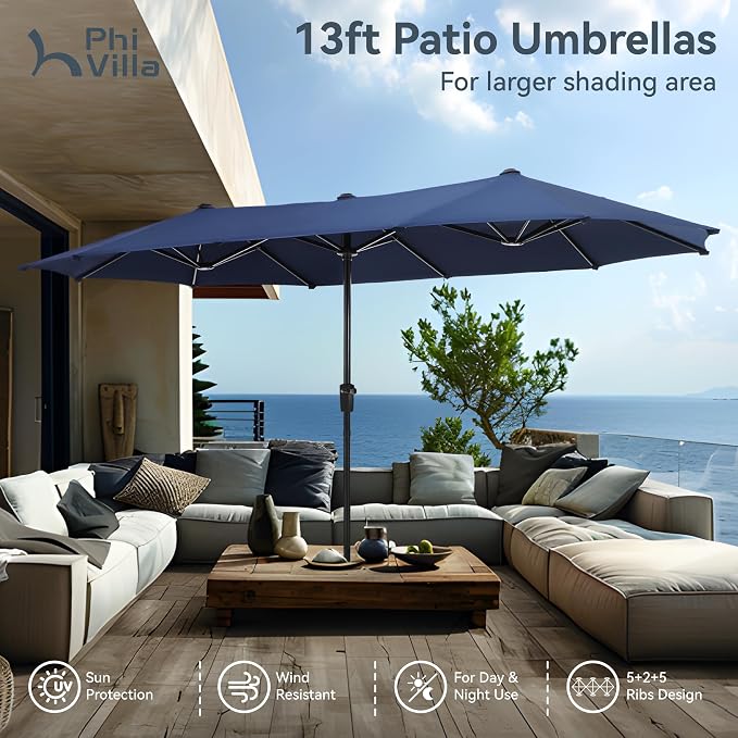 PHI VILLA 8 Piece Patio Dining Set - Image 6