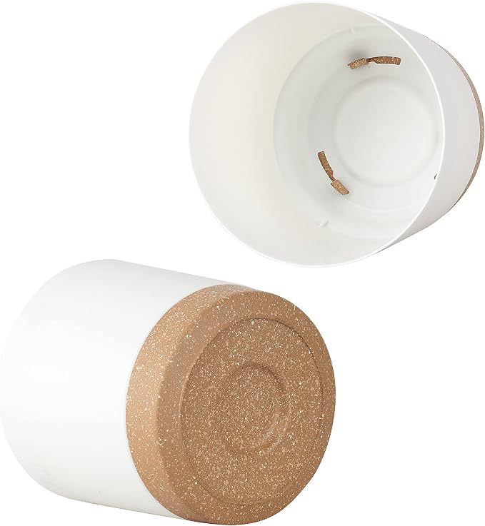 kubvici Plant Pots for Indoor Plants, 2 Pack 10 Inch Plant Pot Plastic Flower - Image 5