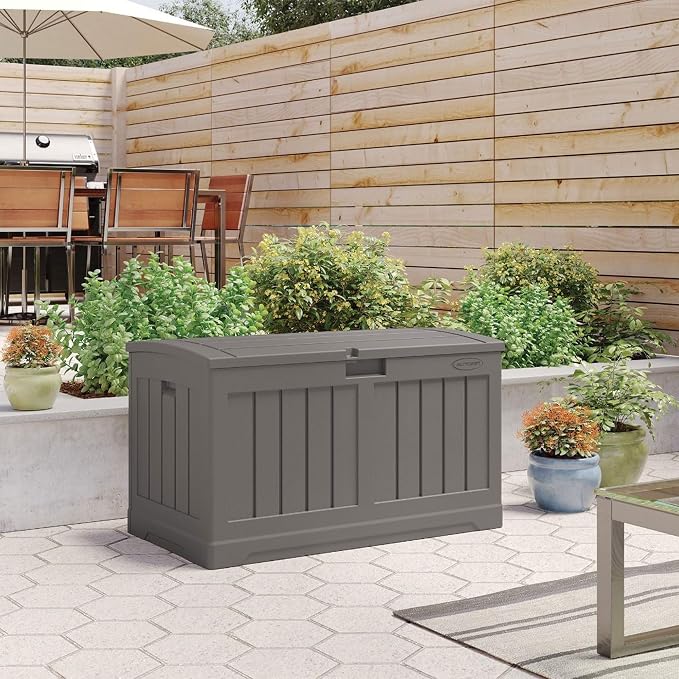 Suncast 50 Gallon Plastic Deck Box - Image 4