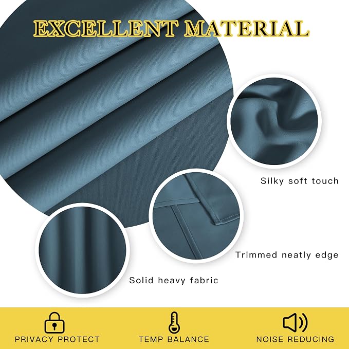 NICETOWN Patio Blackout Curtain Panels - Image 2
