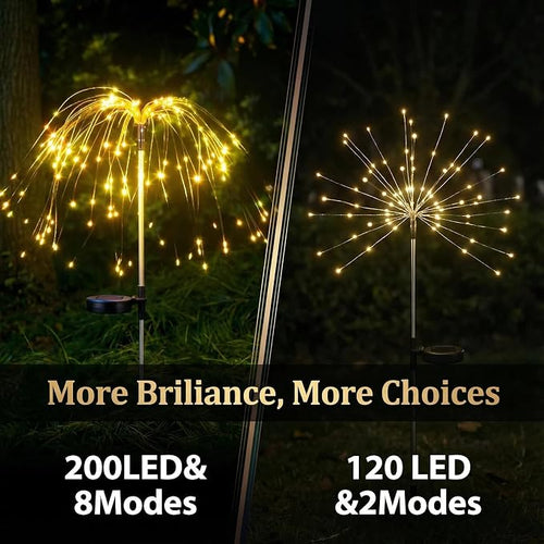 2 Pack Solar Firework Lights Outdoor - Image 2