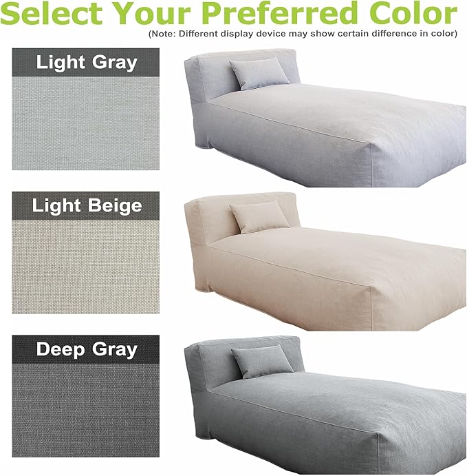 Outdoor Bean Bed Chair Sun Lounger, Outdoor Couch Sofa - Image 6