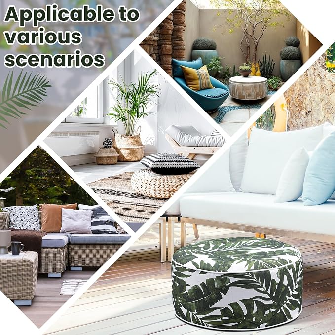 Outdoor Inflatable Ottoman Waterproof Pouf Ottoman - Image 6