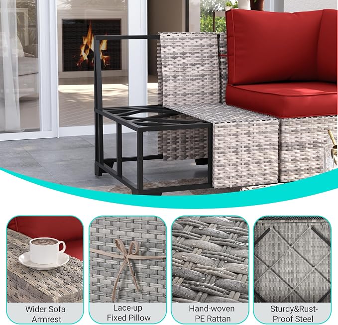 13-Piece Outdoor Patio Furniture Set - Image 5