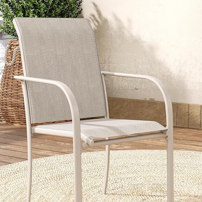 VICLLAX Large Patio Dining Furniture Set, Outdoor Dining Set - Image 4