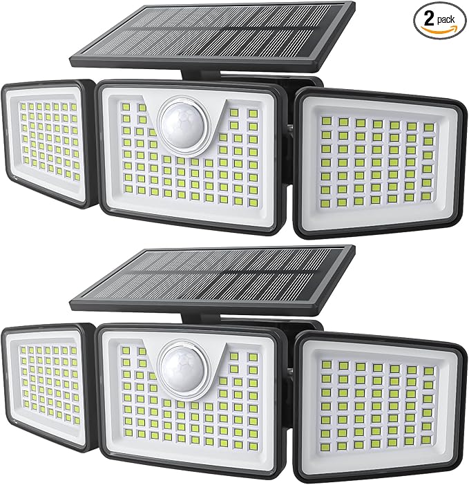 2500LM Solar Lights Outdoor by ChargebySunLightUpHome
