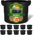 Gardzen 10-Pack 1 Gallon Grow Bags, Aeration Fabric Pots by Gardzen