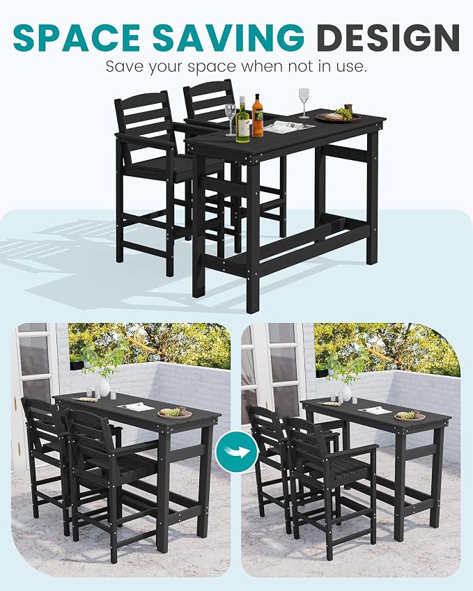 SERWALL Outdoor Bar Set - Image 7