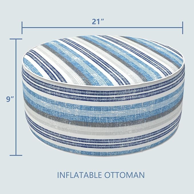 LVTXIII Inflatable Stool Ottoman Footrest - Image 3