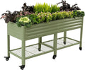Rolling Elevated Raised Garden Bed-V Series, 1000 Lbs Weight Capacity, Outdoor by VegoGarden
