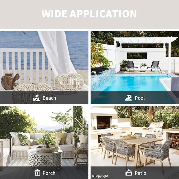 Waterproof Outdoor Curtain W84 x L120 - Image 8