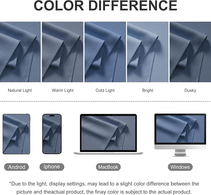 RYB HOME Extra Wide Outdoor Curtains - Image 8