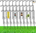 36 Pcs 24 Inch Shepherds Hook for Outdoor Adjustable Bird Feeder Pole Metal by Yetene