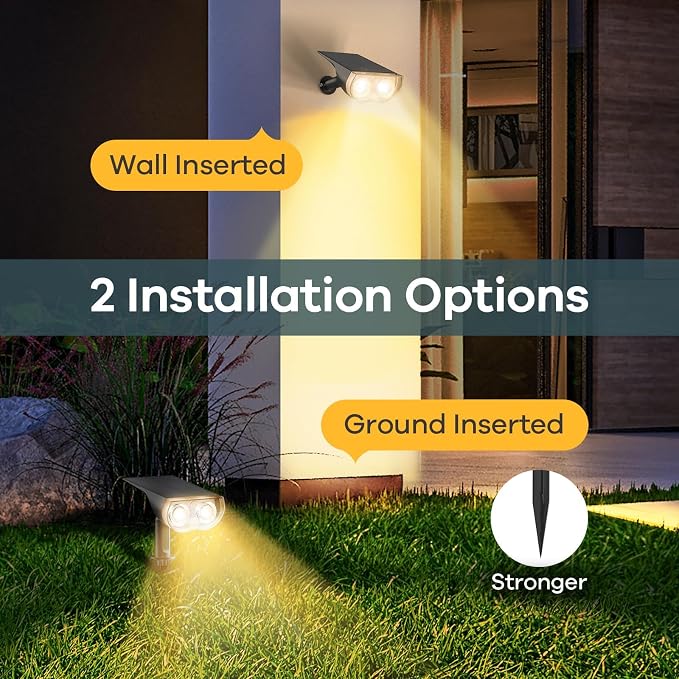Linkind Solar Lights Outdoor Waterproof IP65, StarRay Dusk-to-Dawn Outdoor - Image 6