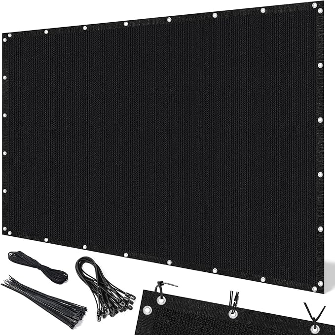 Artpuch 90% Sun Shade Cloth, 8 x 12 FT Pergola Shade Cover Canopy by Artpuch