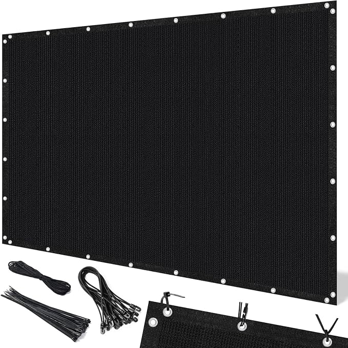 Artpuch 90% Sun Shade Cloth, 8 x 10 FT Pergola Shade Cover Canopy by Artpuch