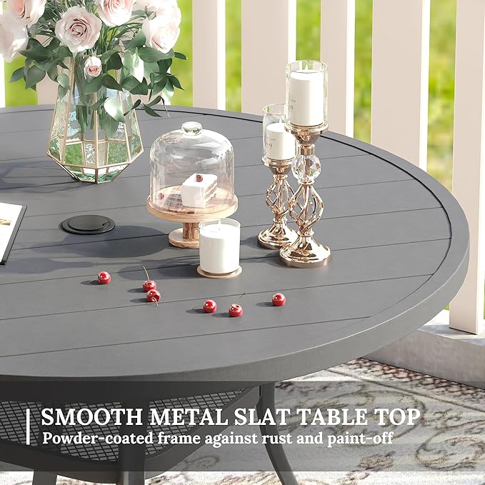 VICLLAX 5 Pieces Patio Dining Set - Image 3