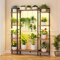 C1 Plant Stand Indoor with 6 Grow Lights, 6 Tiered Large Metal Plant Stand by CYXPHION