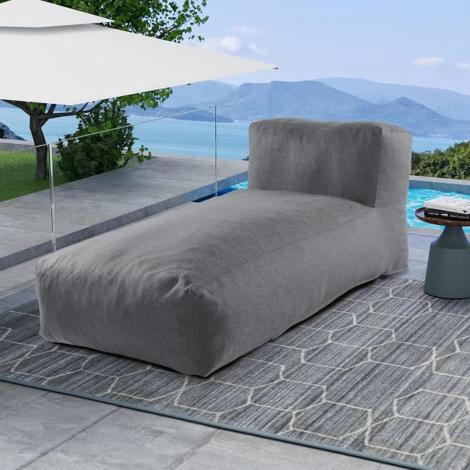 Outdoor Bean Bag Lounger Chair, Big Comfy Outdoor Daybed - Image 3