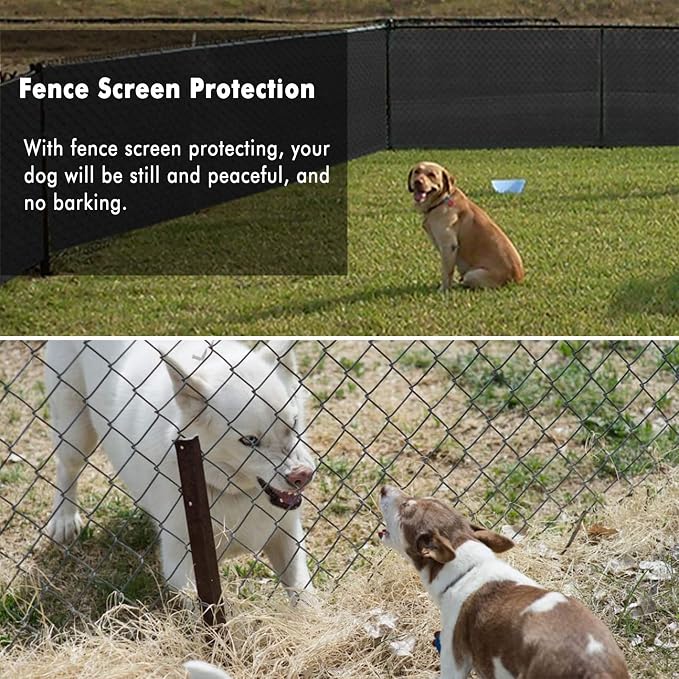 UPGRADE Privacy Fence Screen 3'x4' Black Outdoor 90% Visibility Blockage 170 - Image 6