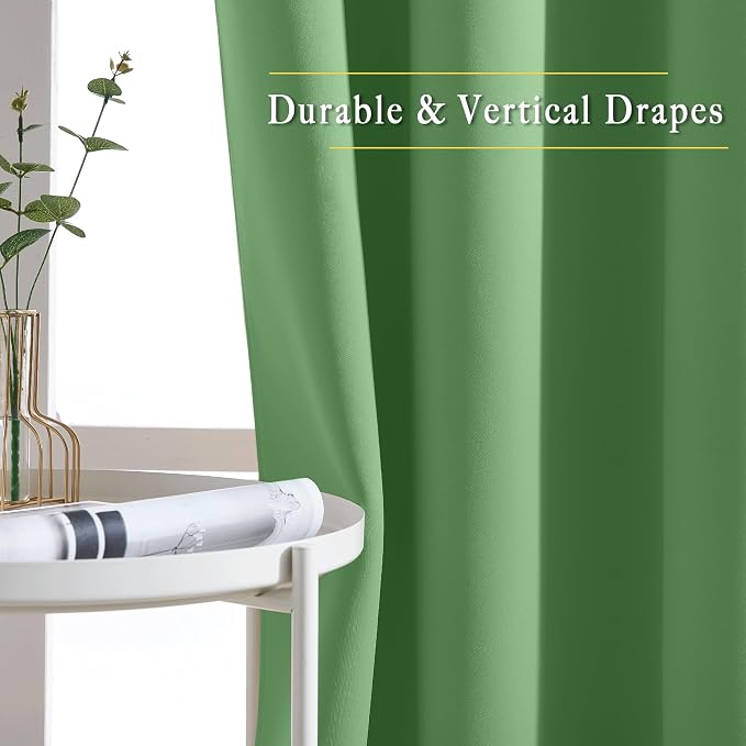 NICETOWN Room Darkening Short Curtain 54 inches Long - Image 6