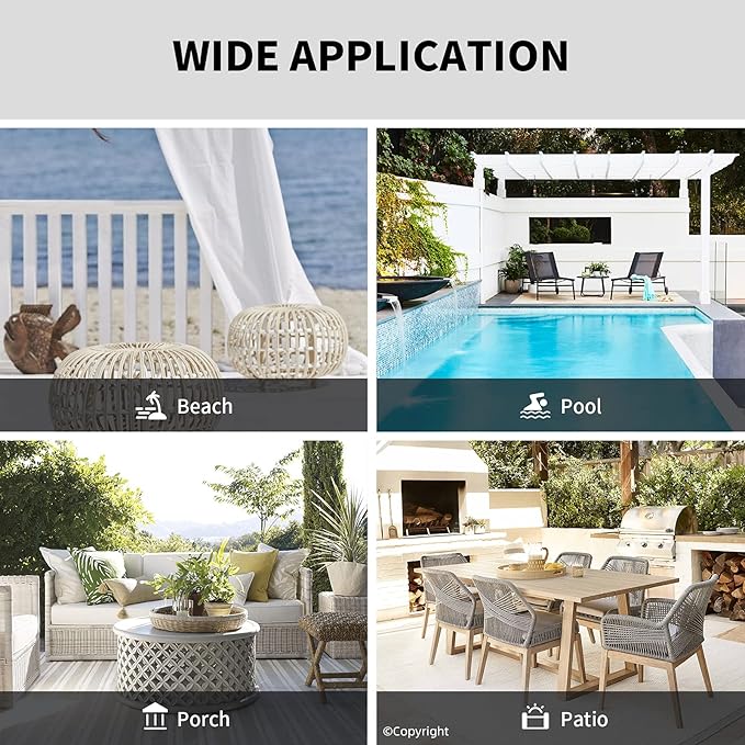 Outdoor Indoor Curtains W52 x L132 - Image 6