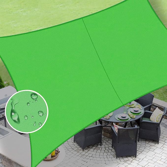 LOVE STORY Rectangle 4'x4' Waterproof Sun Shade Sail Canopy UV Block by LOVESTORY