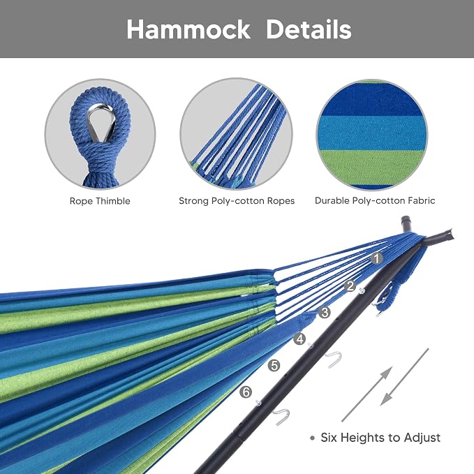SUNCREAT 2-in-1 Hammocks Hammock Chair - Image 5
