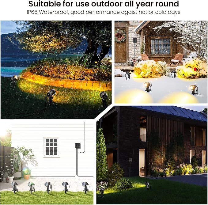 LED Landscape Lighting Kit Outdoor Landscape Lights - Image 6
