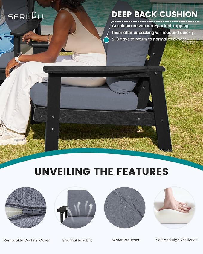 SERWALL Patio Furniture Set - Image 3