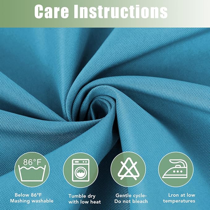 HolidayIdeas Outdoor Curtains for Patio Waterproof, 6 Panels - Image 6