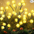 Solar Lights Outdoor 4 Pack 32 LED Solar Cloud Swaying Lights Garden Waterproof by Arperles