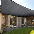 LOVE STORY Custom Size 12'x15' Graphite Grey Sun Shade Sail Rectangle UV Block by LOVESTORY