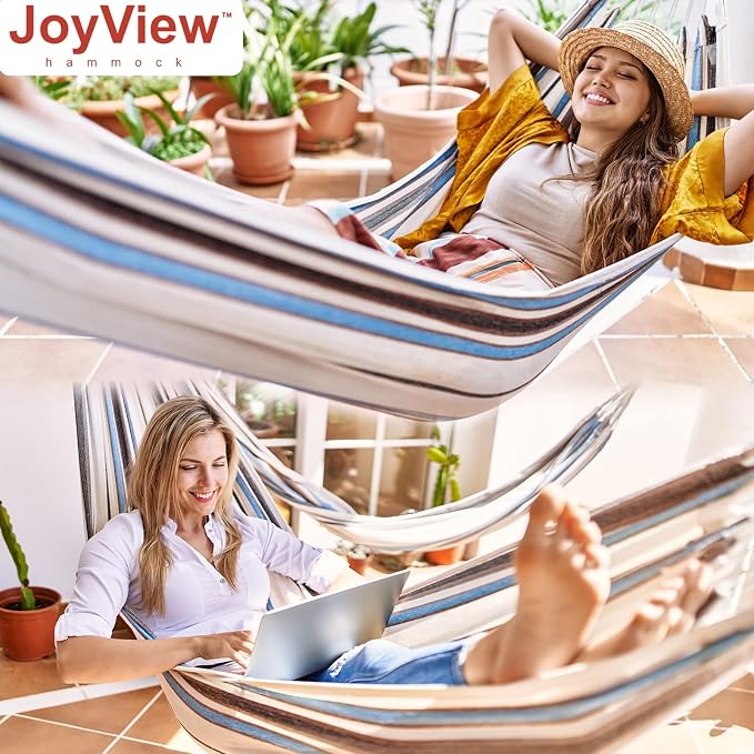 JoyView Brazilian Hammock for Single Preson Portable Hammock - Image 4