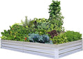 Galvanized Raised Garden Beds for Vegetables Large Metal Planter Box Steel Kit by FOYUEE