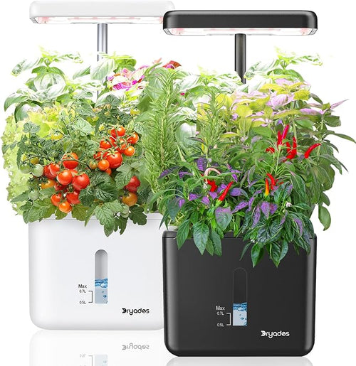2 PACK Plant Pots Indoor Garden Planter Growing Systems Small Smart Soil by Dryades