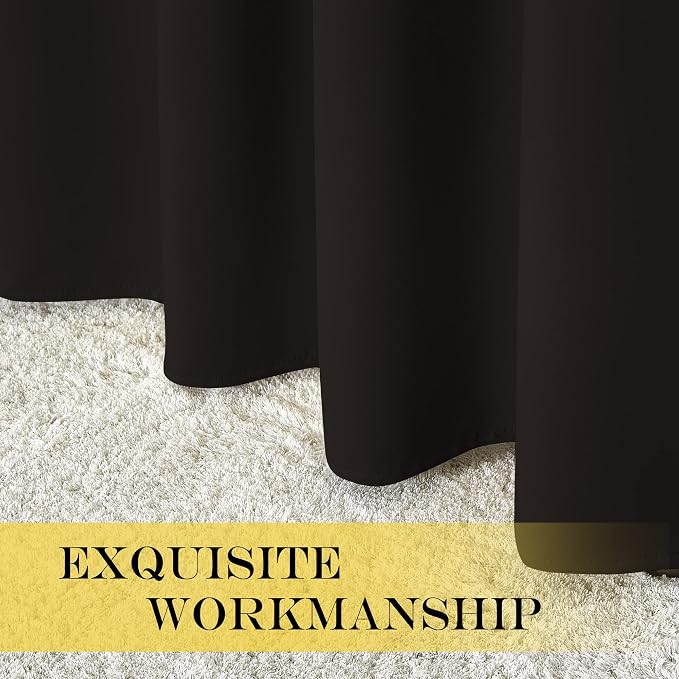 NICETOWN Blackout Doorway Curtain Drape 78 inch Long - Image 5