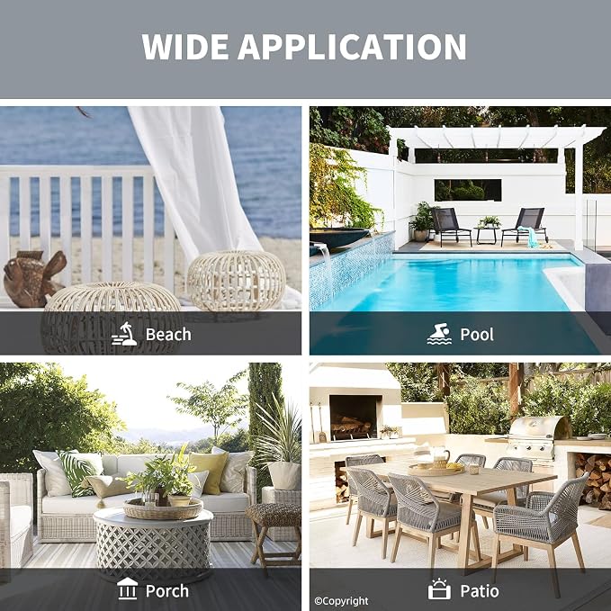 Waterproof Outdoor Curtain W105 x L84 - Image 8