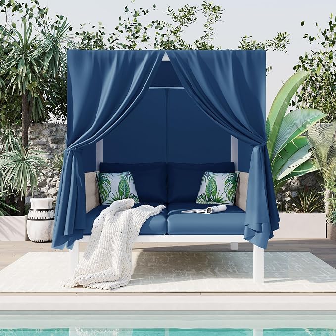Outdoor Patio Sunbed Lounger - Image 3