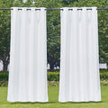 NICETOWN Winter White Outdoor Curtains 2 Panels by NICETOWN